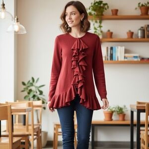 Ralph Lauren Sport Merino‎ Wool Cashmere Blend Cardigan Medium